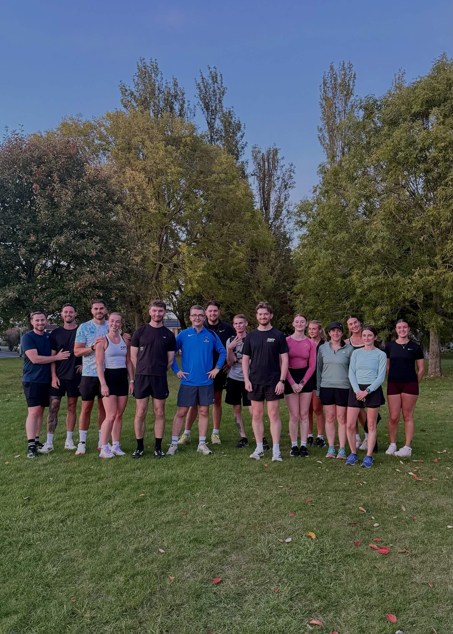 SHFT Run Club group photo